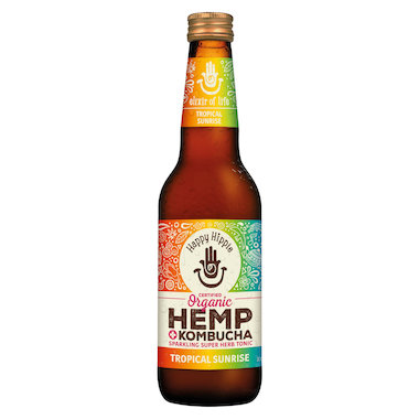 Organic Kombucha + Hemp Tropical Sunrise