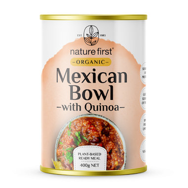 Plant Based Mexican Bowl with Quinoa Organic Can
