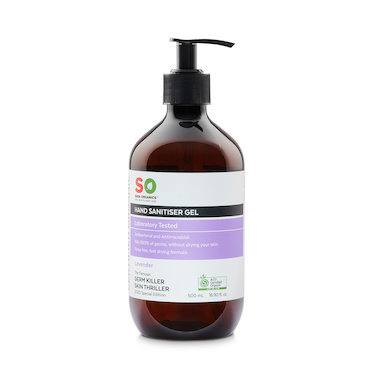 Hand Sanitiser Gel Lavender Organic