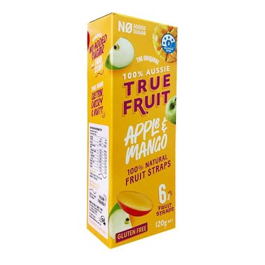 100% True Fruit Strips Apple & Mango 20g